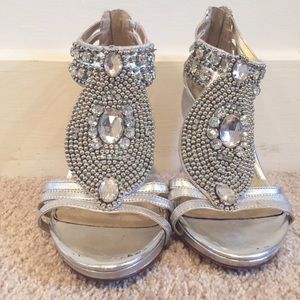Antonio Melani Heels (Silver)