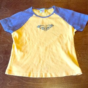 Yellow and Blue Roxy T/Shirt