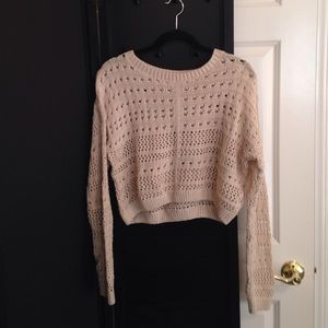 Crop sweater
