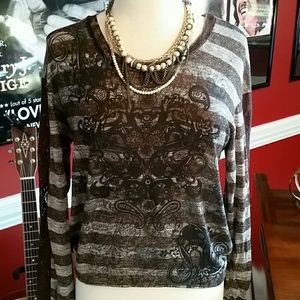 Daytrip Long Sleeve Top with Detailed Sleeves