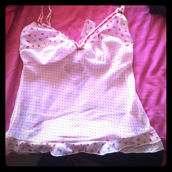 Net playboy cami shirt.