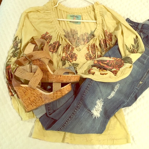 Boho style top