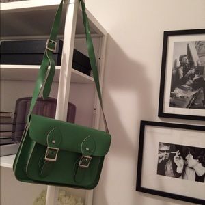 Kelly Green Cambridge Satchel