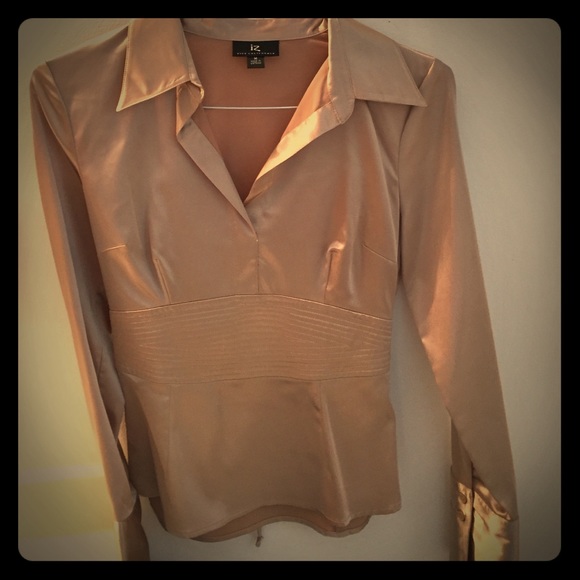 Silky Golden Blouse