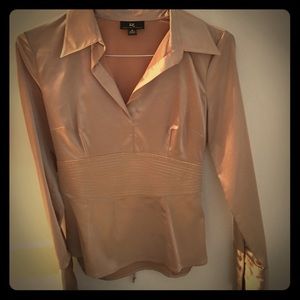 Silky Golden Blouse