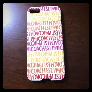 Coach iPhone 5/5s case
