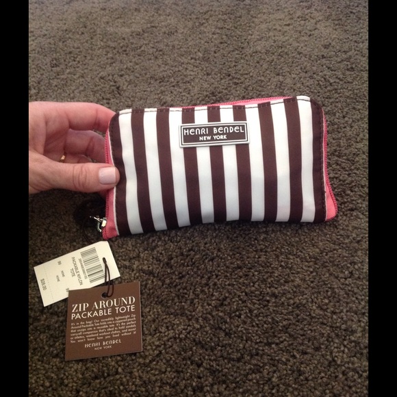 Henri Bendel packable tote bag