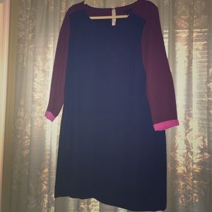 J. Crew Colorblocked Shift Dress