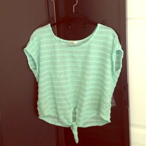 Sweater material shirt