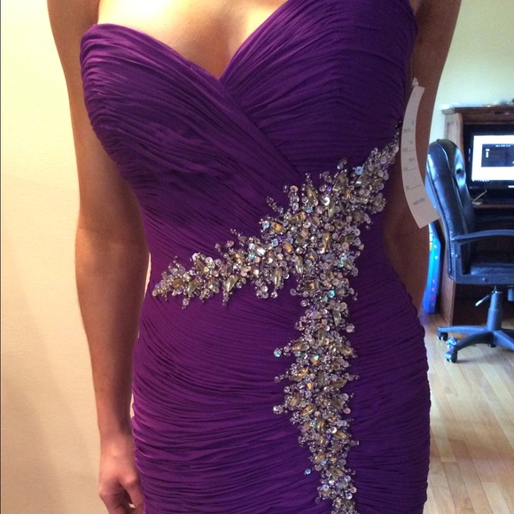 Brand new! Tony bowls prom dress