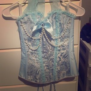 Blue corset size small.