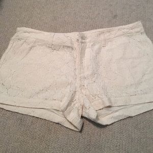Lace shorts