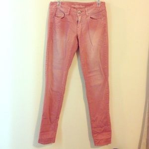 American Eagle Blush Stretch Skinny Jeans