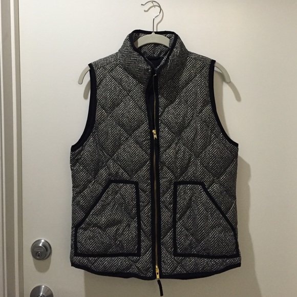 J. Crew Herringbone vest