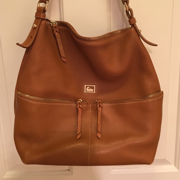 Dooney & Bourke Brown Leather Should Bag