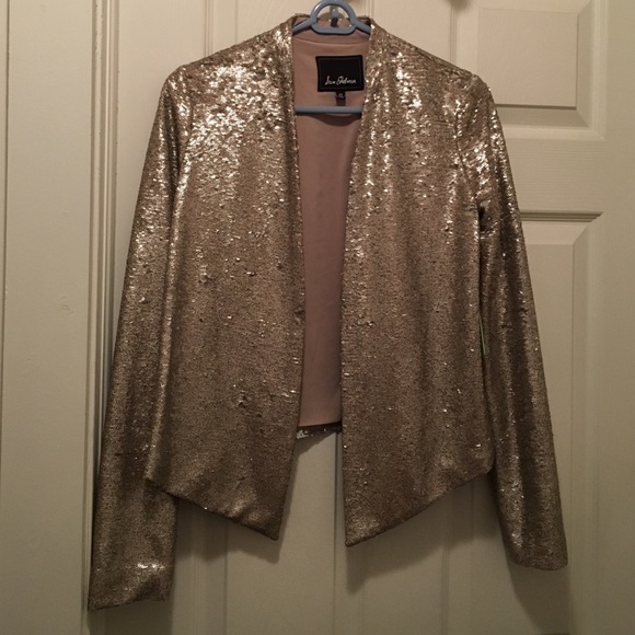 Sam Edelman gold sequin blazer NWT!!