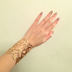 BCBGMAXAZRIA Gold Cuff Bracelet