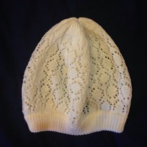White Lace beanie