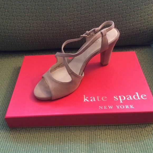 Kate Spade Roseland Taupe Heels
