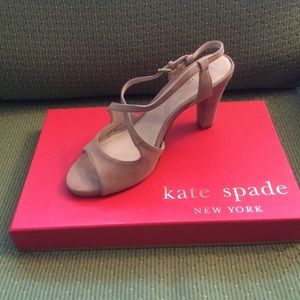 Kate Spade Roseland Taupe Heels