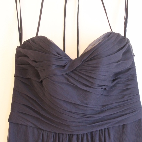 Amsale Chiffon Dress
