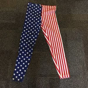 American flag leggings