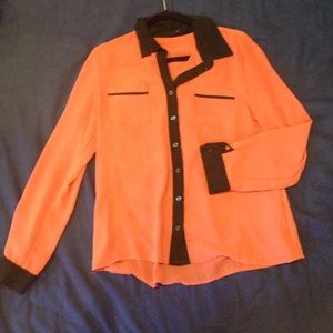 BRAND NEW chiffon button down