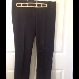 J Crew City Fit navy blue cropped pants