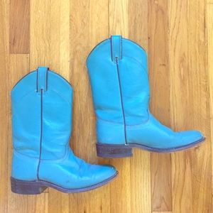 Cowgirl / cowboy boots teal