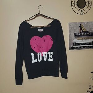 Off the shoulder sweater