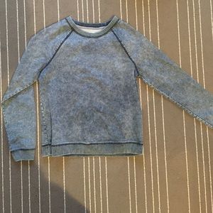 Denim crewneck