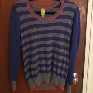 Blue and grey sweater