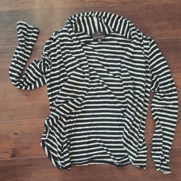 Black/White Cardigan