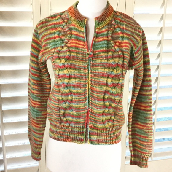 Free People Jackets & Blazers - Free People multi color sweater jacket