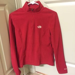 North Face fleece pullover 1/4 zip