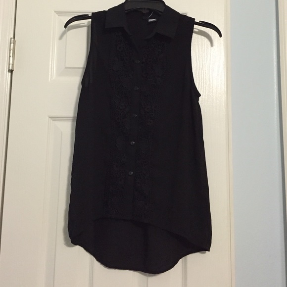 Top with lace detail