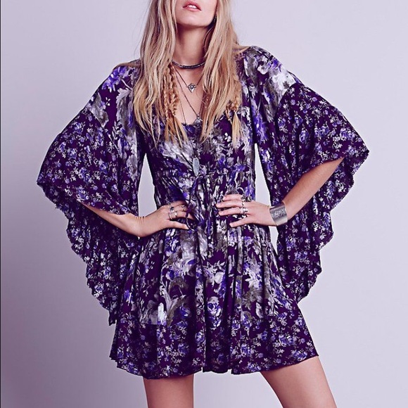 Free People Dresses & Skirts - Free People Flowy Purple Dress