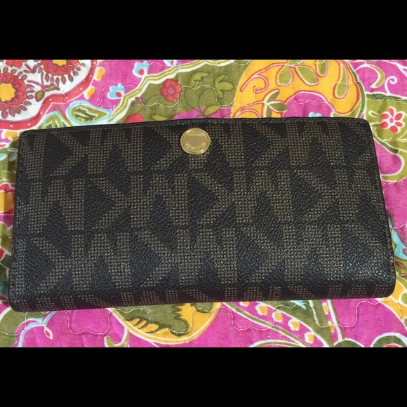 Michael Kors Jet Set Wallet Dk Brown