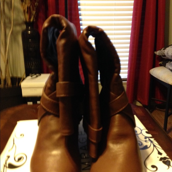 Rampage  wedge heel boots