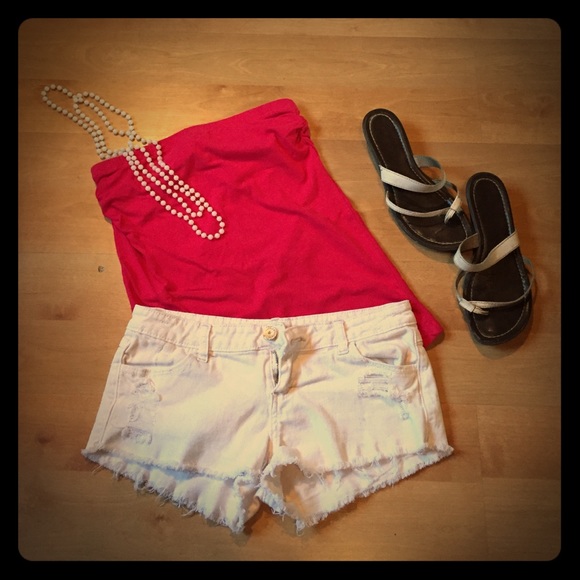White Daisy Dukes!