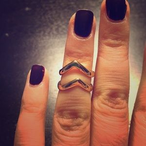 Gold midi rings from Aldo