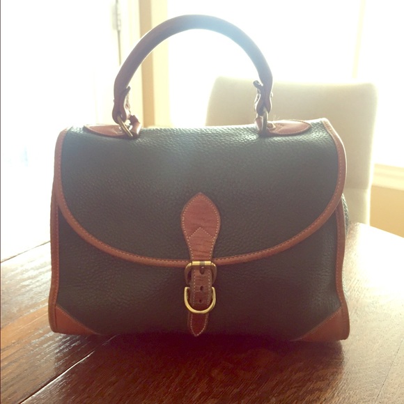 VINTAGE Hunter Green Dooney & Bourke Bag