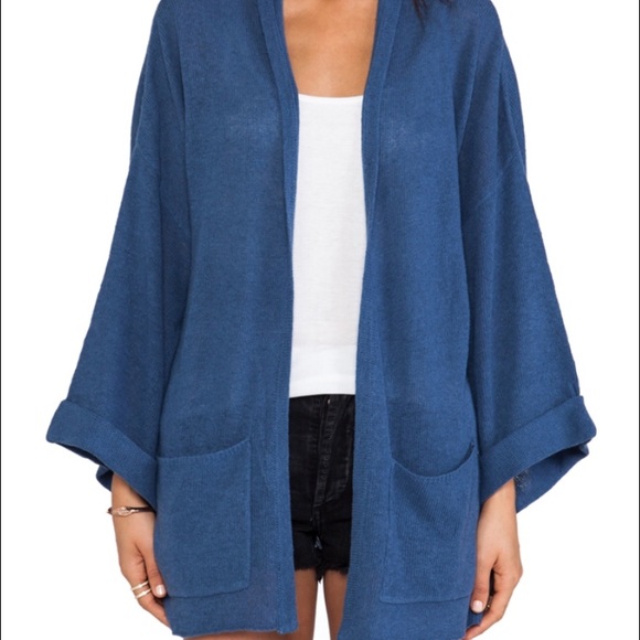 SOLD Wildfox Island List Slouch Cardigan - Picture 2 of 4