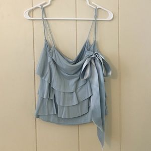 Zara Ruffles spaghetti strap