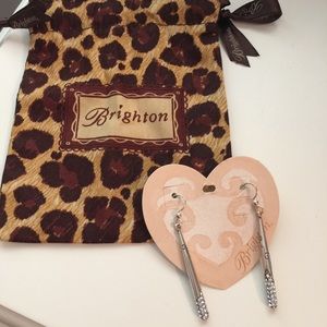 Brighton Cristalina Heart French Wire Earrings
