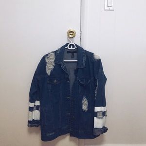 Forever 21 oversized denim jacket