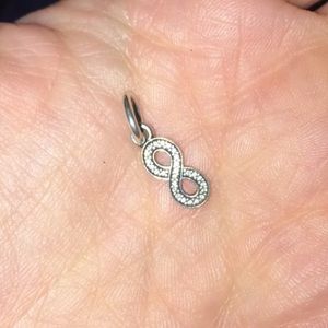 infinity sign Pandora charm