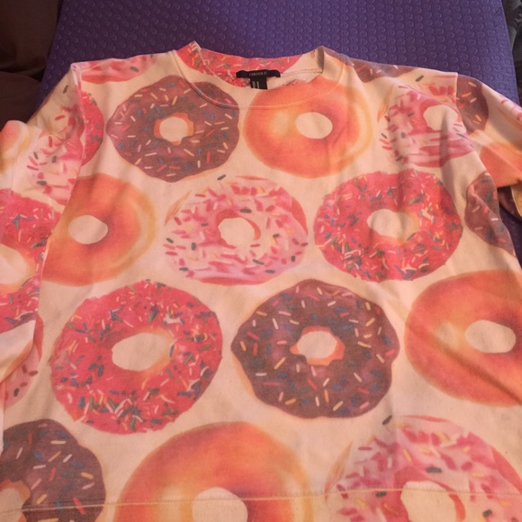 Forever 21 donut sweatshirt