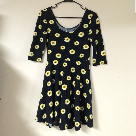 Sparkle and Fade Sunflower Dress