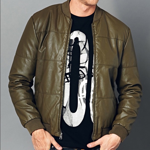 Moss Green Bomber Jacket